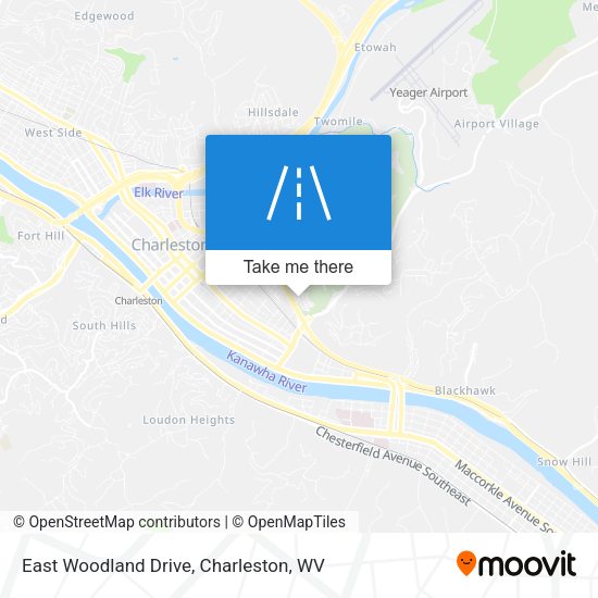 Mapa de East Woodland Drive
