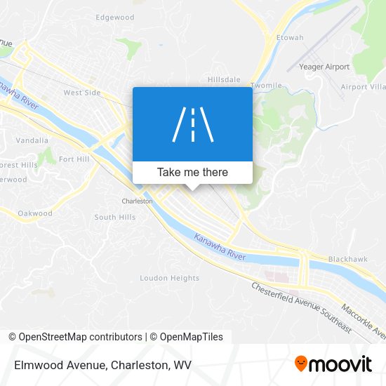 Mapa de Elmwood Avenue