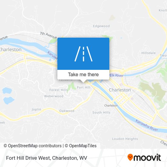 Fort Hill Drive West map