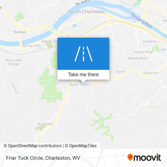 Friar Tuck Circle map