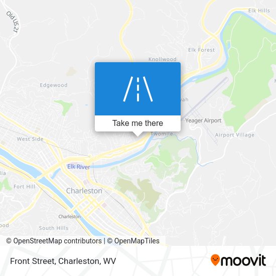 Mapa de Front Street