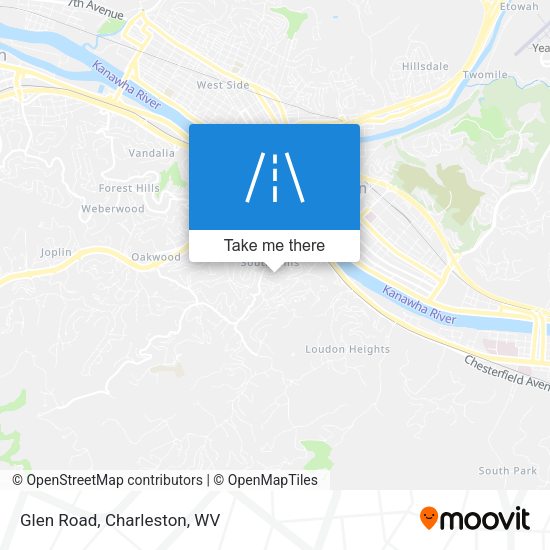 Mapa de Glen Road