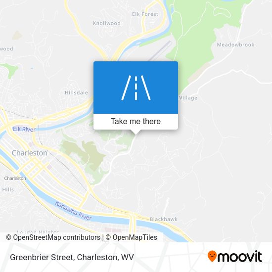 Greenbrier Street map