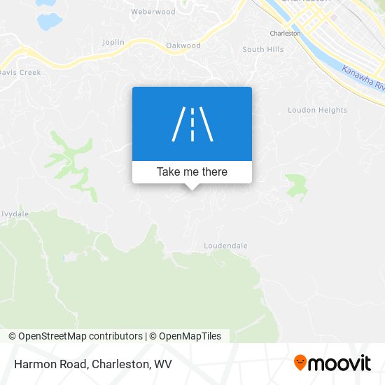 Mapa de Harmon Road