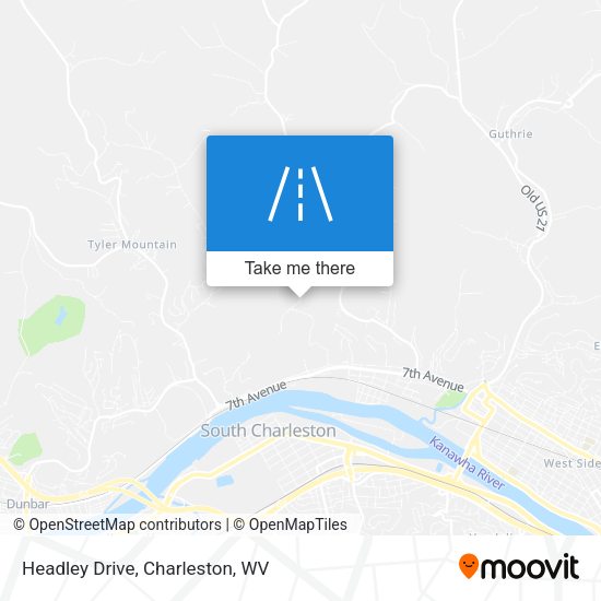 Mapa de Headley Drive