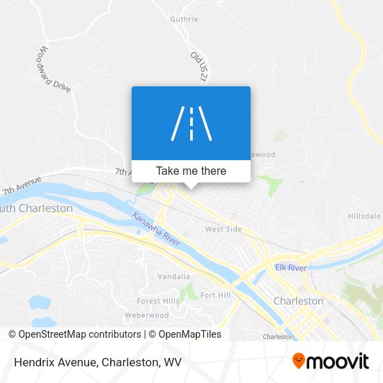 Hendrix Avenue map