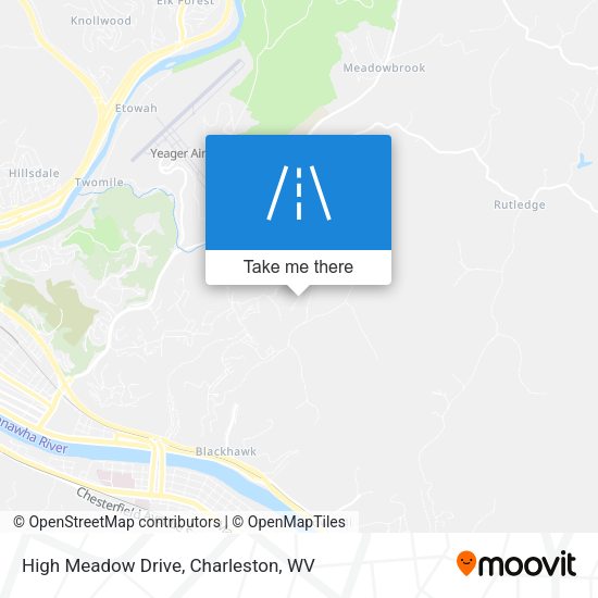 High Meadow Drive map