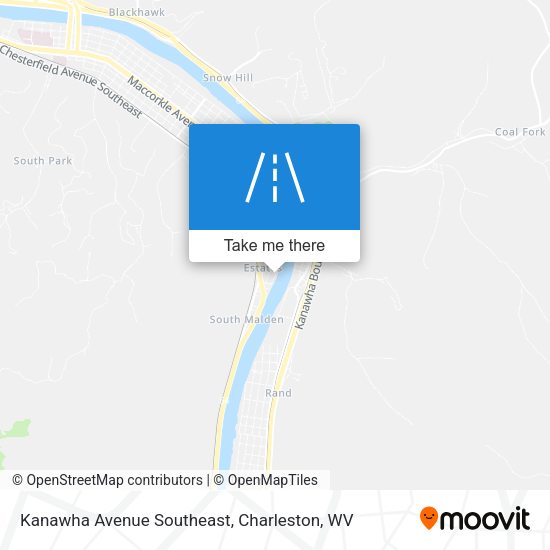 Kanawha Avenue Southeast map
