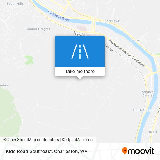 Kidd Road Southeast map