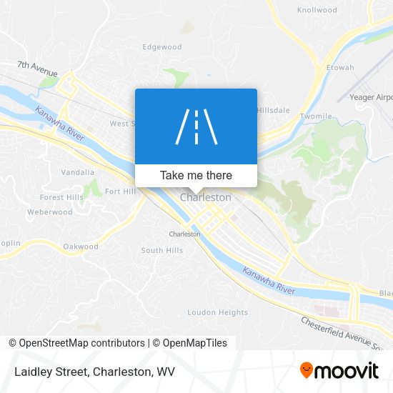 Mapa de Laidley Street