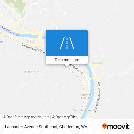 Lancaster Avenue Southeast map