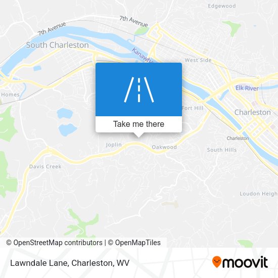 Mapa de Lawndale Lane