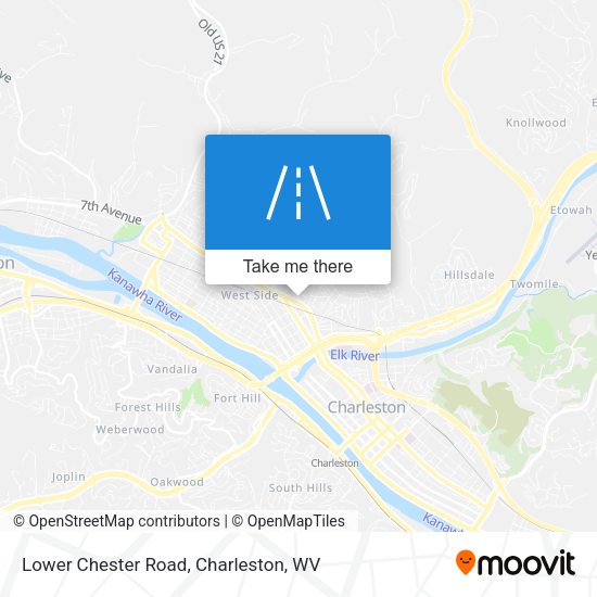 Mapa de Lower Chester Road