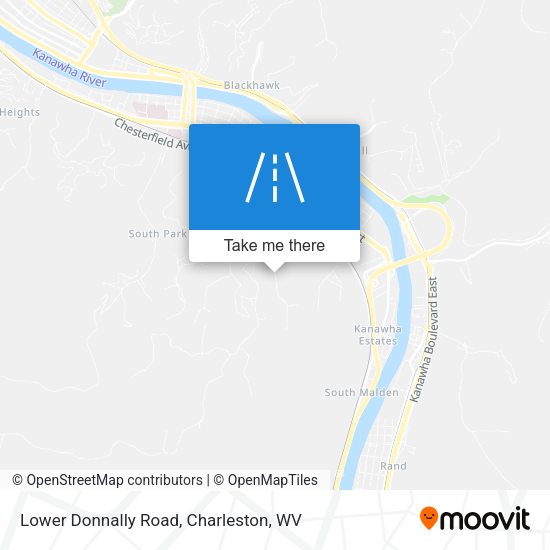 Lower Donnally Road map