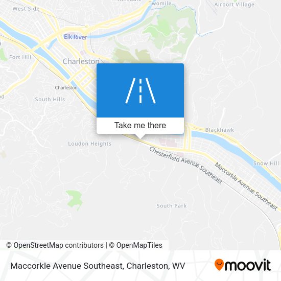 Mapa de Maccorkle Avenue Southeast