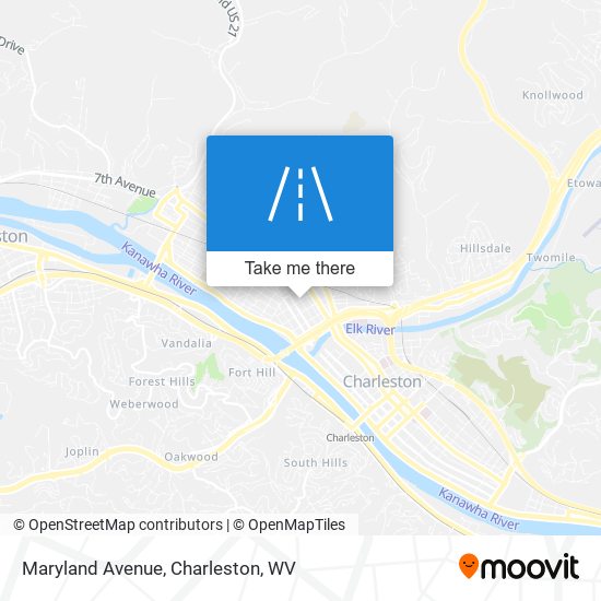 Maryland Avenue map