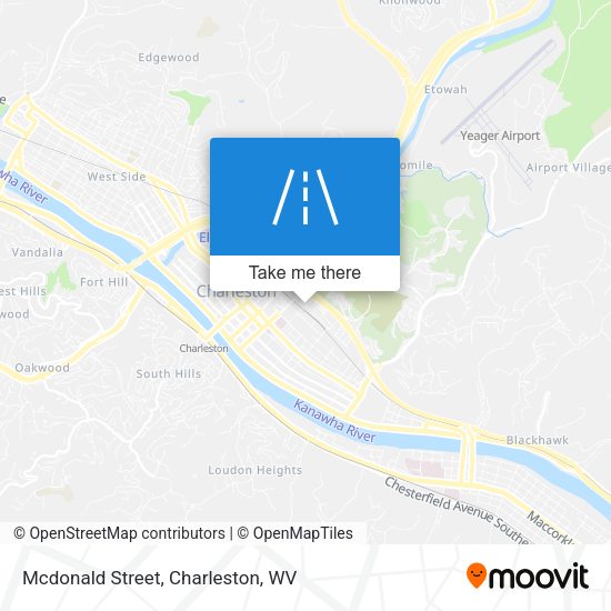 Mapa de Mcdonald Street