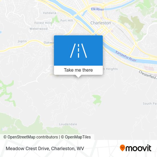 Mapa de Meadow Crest Drive