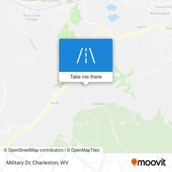 Mapa de Military Dr