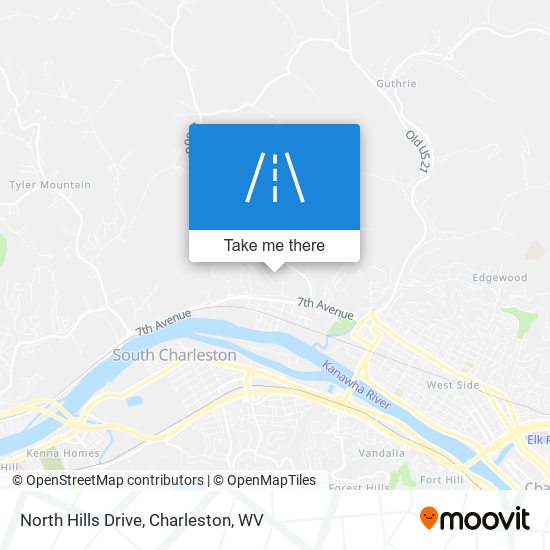 North Hills Drive map