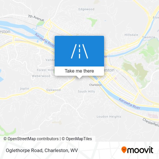 Mapa de Oglethorpe Road