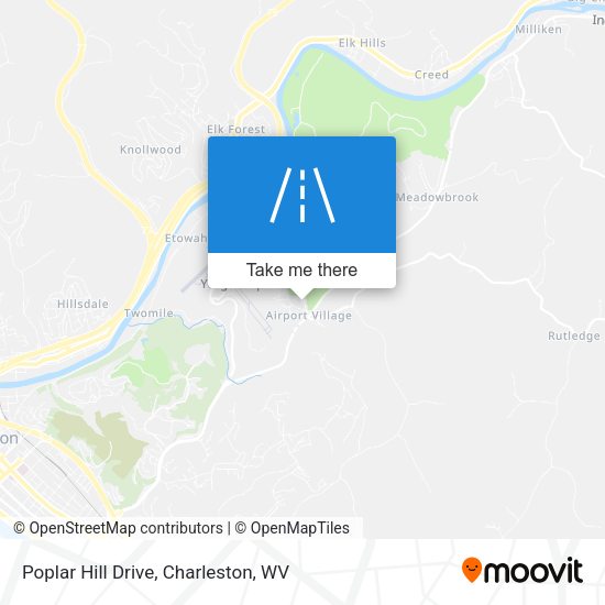 Mapa de Poplar Hill Drive