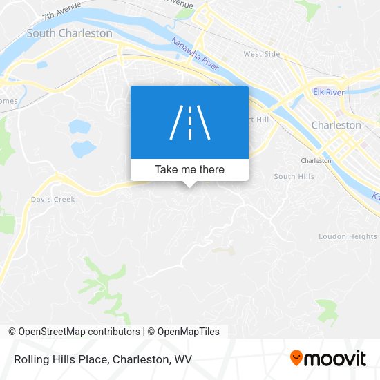 Rolling Hills Place map
