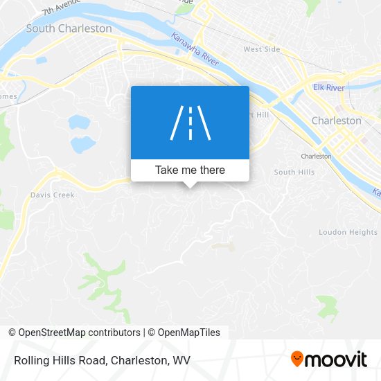 Mapa de Rolling Hills Road