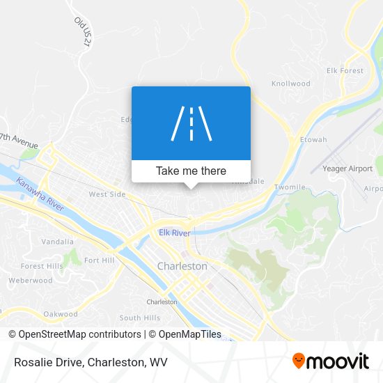 Mapa de Rosalie Drive