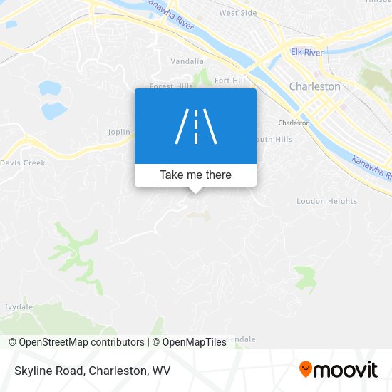 Mapa de Skyline Road