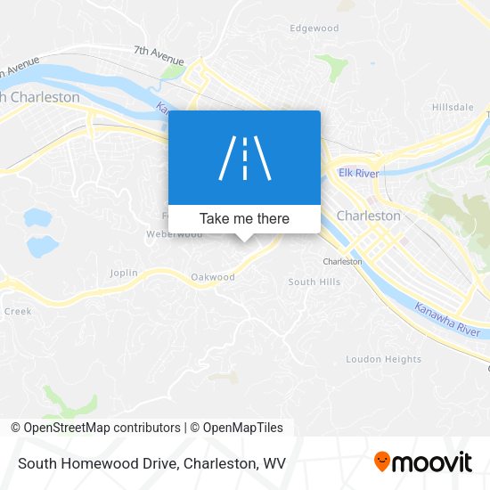 South Homewood Drive map