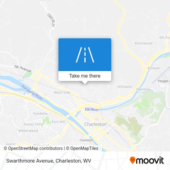 Mapa de Swarthmore Avenue