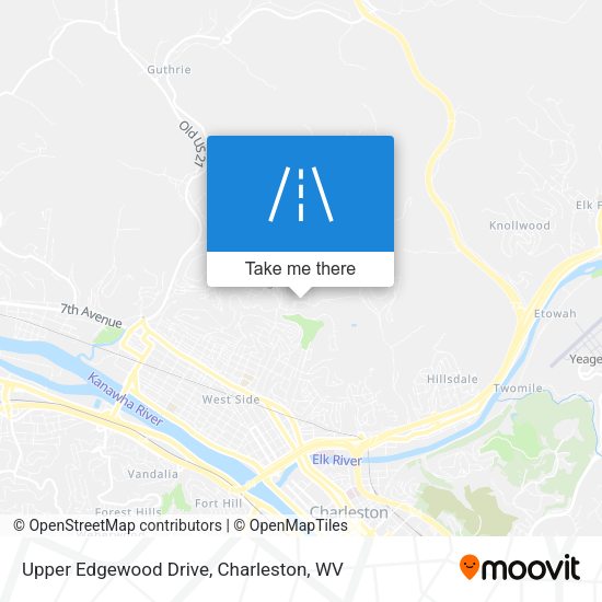 Upper Edgewood Drive map