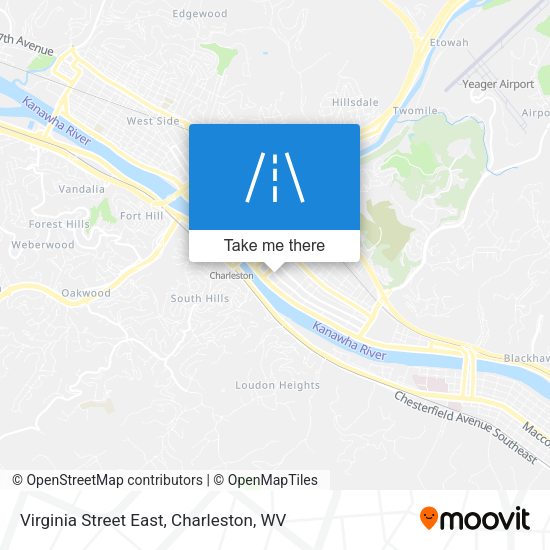 Virginia Street East map