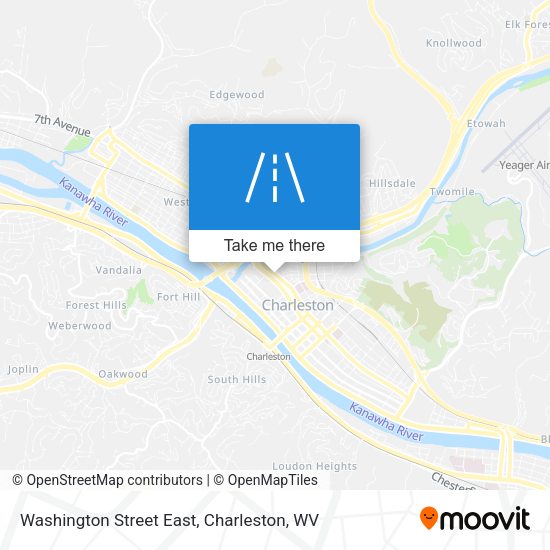 Washington Street East map