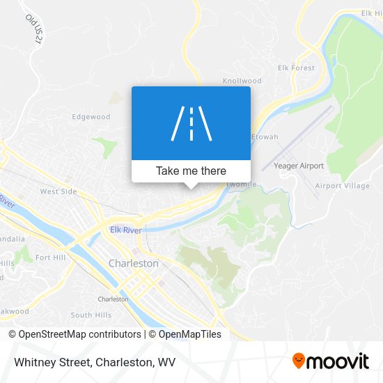 Mapa de Whitney Street