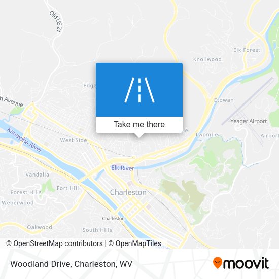 Woodland Drive map