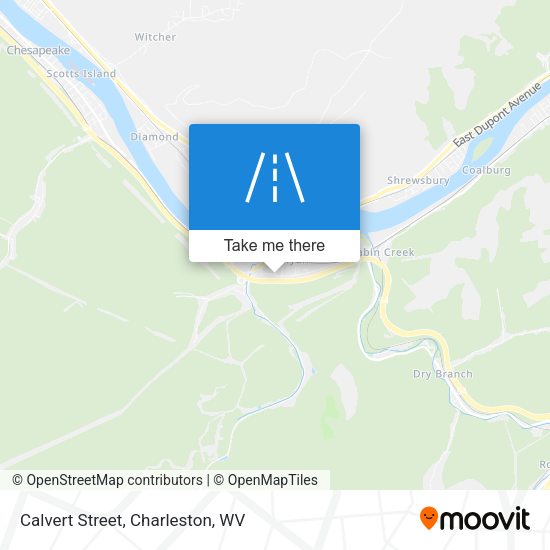 Mapa de Calvert Street