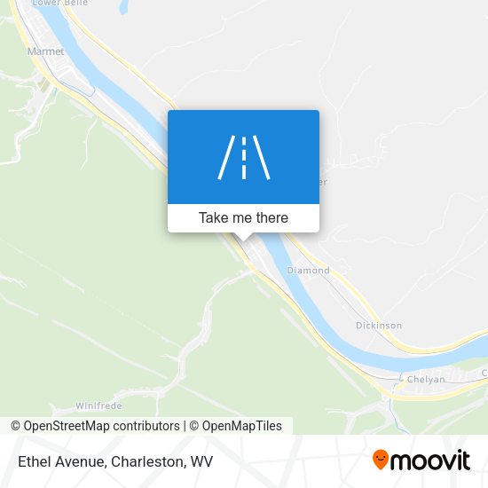 Mapa de Ethel Avenue