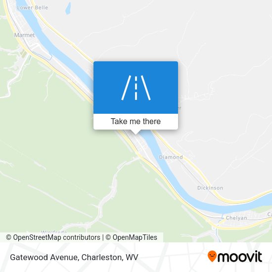 Mapa de Gatewood Avenue