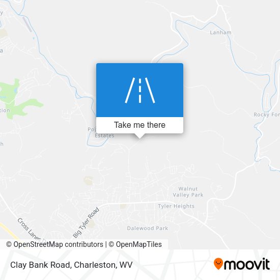 Clay Bank Road map