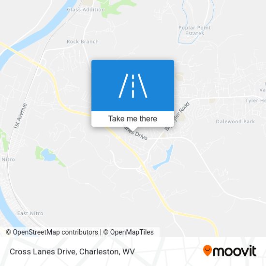 Cross Lanes Drive map