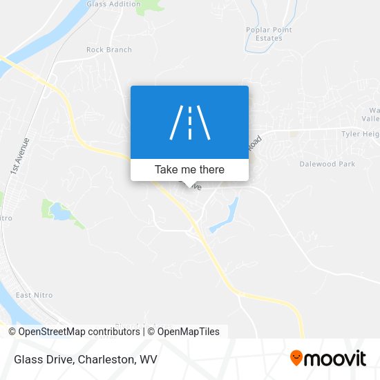 Mapa de Glass Drive
