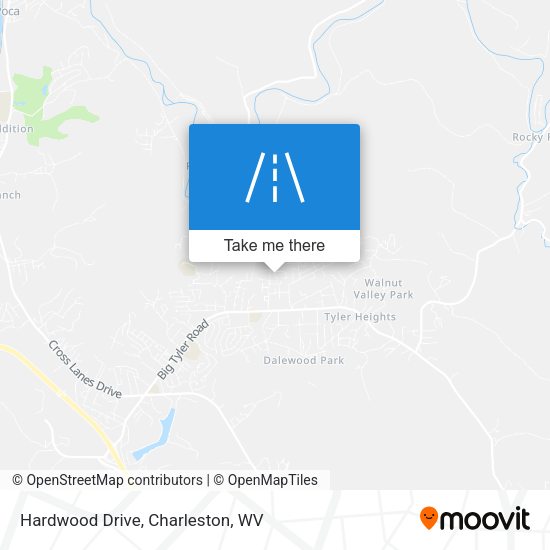 Hardwood Drive map