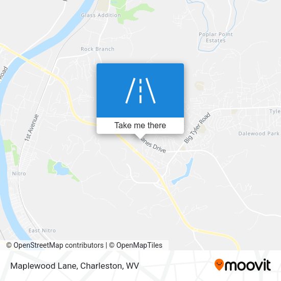 Maplewood Lane map