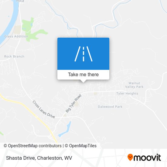 Shasta Drive map