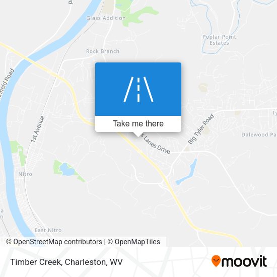 Mapa de Timber Creek