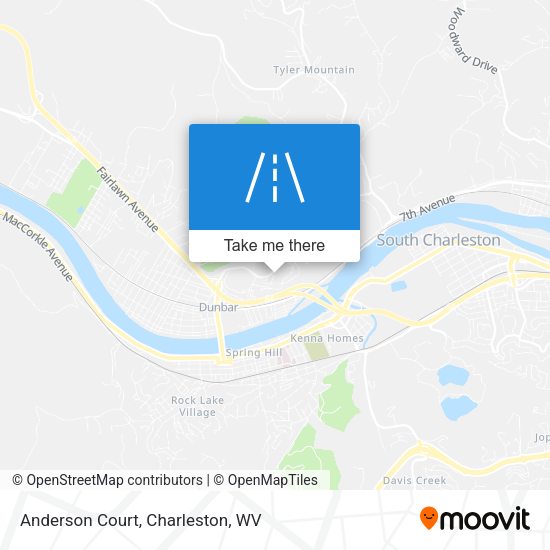 Mapa de Anderson Court