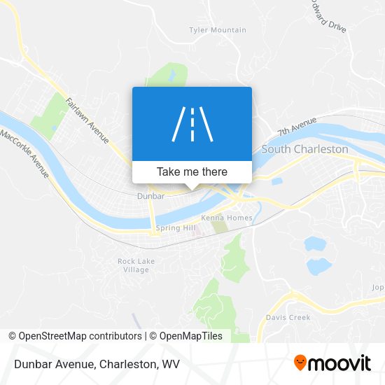 Mapa de Dunbar Avenue