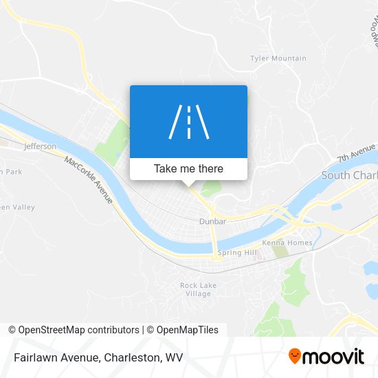 Mapa de Fairlawn Avenue